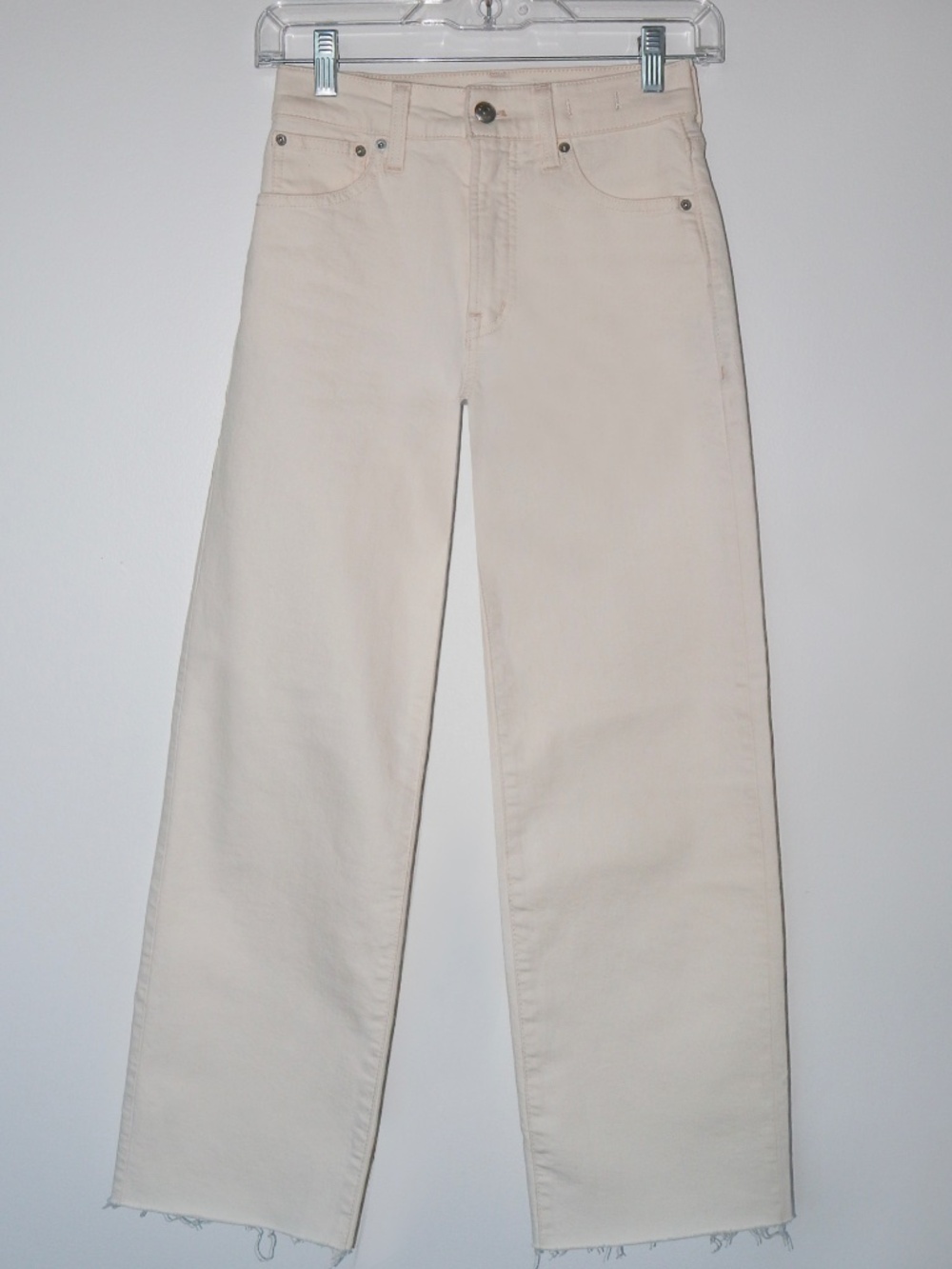 Madewell The Perfect Vintage Wide-Leg Crop Jean in Vintage Canvas. Size: 23.